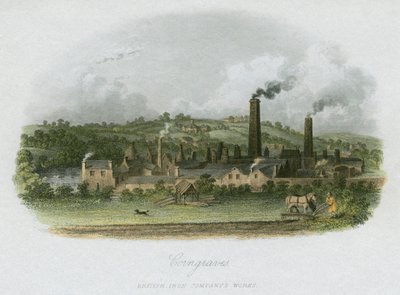 British Iron Company pracuje v Corngreaves, poblíž Halesowen, West Midlands, c1835 od Unbekannt