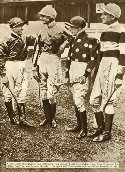 Britští žokejové, 1934, 1935. od Unbekannt