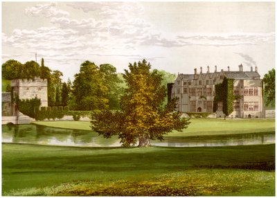 Broughton Castle, Oxfordshire, domov lorda Saye a Sele, c1880 od Unbekannt