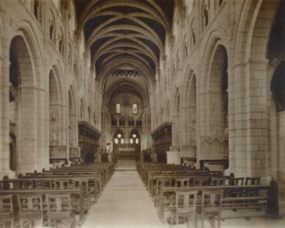 Kostel Buckfast Abbey, interiér, konec 19. a začátek 20. století od Unbekannt