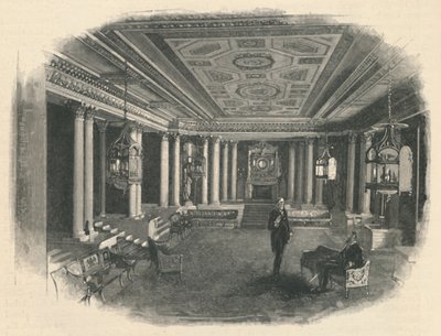 Buckinghamský palác: Mramorový sál, 1886 od Unbekannt