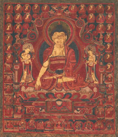Buddha Šákjamuni jako Lord of Munis, polovina 17. století. od Unbekannt