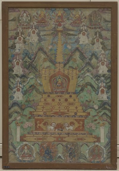 Buddha uvnitř stúpy, 16.-17. století. od Unbekannt