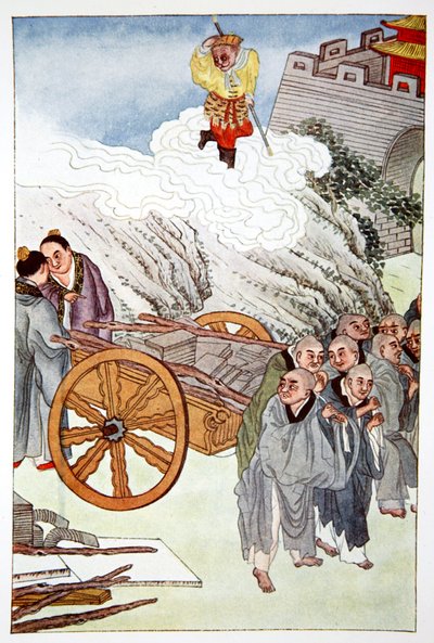 „Buddhisté jako otroci v zemi pomalých vozíků“, 1922 od Unbekannt