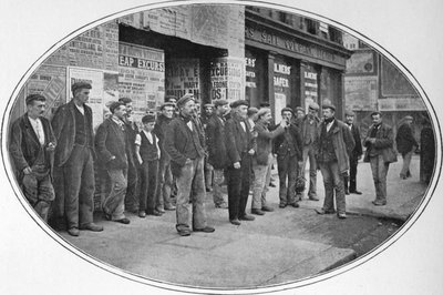Stavitelé připraveni k práci, Londýn, 1900 1901 od Unbekannt