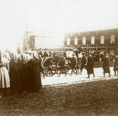 Pohřeb Edith Cavell, Brusel, Belgie, 1915 od Unbekannt