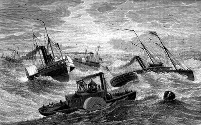 Burnsides expedice přes Hatteras Bar, Severní Karolína, 1861-1862, 1880 od Unbekannt