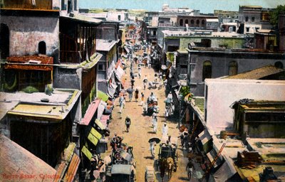 Burra Bazar, Kalkata, Indie, začátek 20. století od Unbekannt