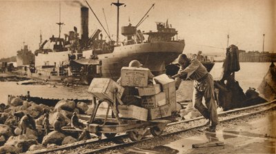 Rušné scény v Benghází, 1943 od Unbekannt