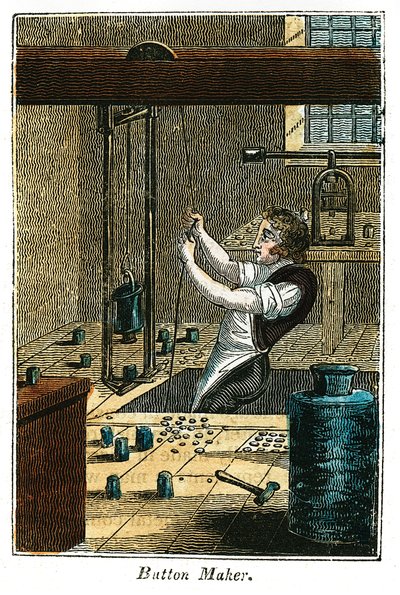 Tvůrce knoflíků, 1823 od Unbekannt
