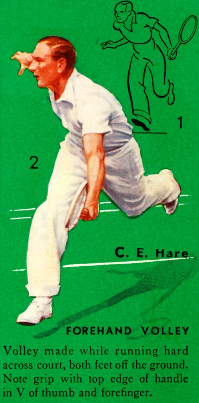 C. E. Hare - Forhendový volej, c1935. od Unbekannt