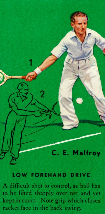 C. E. Malfroy - Nízký forhendový pohon, c1935. od Unbekannt