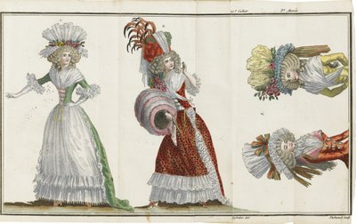 Cabinet des Modes, ou les Modes nouvelles, 1786-1788 od Unbekannt