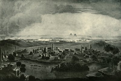 Káhira a pyramidy, počátek 19. století, 1901. od Unbekannt