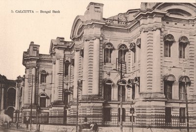 Kalkata - Bengálská banka, c1900 od Unbekannt