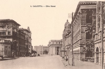 Kalkata - Clive Street, c1900 od Unbekannt