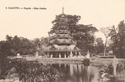 Kalkata - Pagoda - Eden Garden, c1900 od Unbekannt