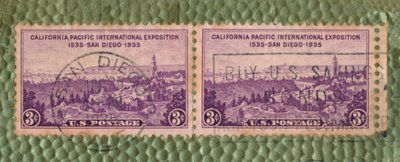 California Pacific International Exposition - Americká poštovní známka, c1935 od Unbekannt