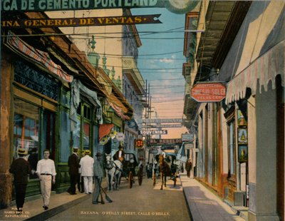 Calle OReilly, Havana, Kuba, c1920. od Unbekannt
