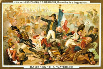 Cambronne v bitvě u Waterloo, 18. června 1815, 19. století od Unbekannt