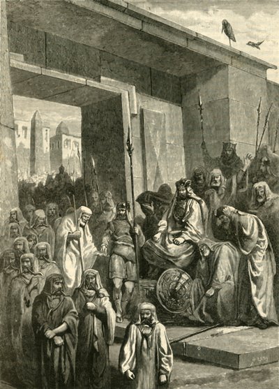 Cambyses a Psammetichus, 1890. od Unbekannt