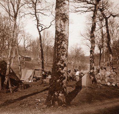 Camp, Genicourt, severní Francie, c1914-c1918 od Unbekannt