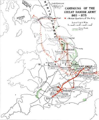 Tažení Velké dánské armády 865-875., 1935 od Unbekannt