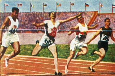 Kanadský sprinter Percy Williams, 1928. od Unbekannt