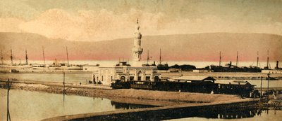 Suezský kanál – stanice Terreplain, c1918-c1939. od Unbekannt