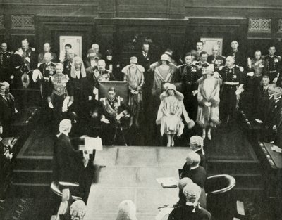 Canberra, Austrálie Jejich Veličenstva Otevření prvního federálního parlamentu, 9. května 1927, 1937. od Unbekannt