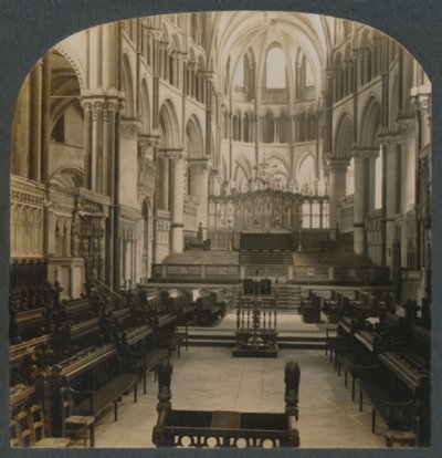 Canterbury Cathedral - Vnitřní pohled, Canterbury, Anglie, c1910. od Unbekannt
