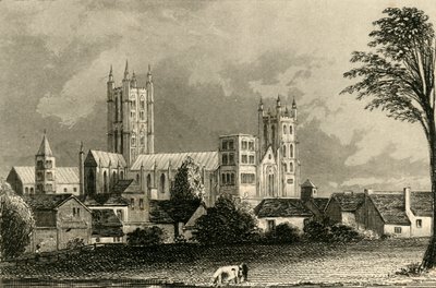 Katedrála v Canterbury, Kent, c1845. od Unbekannt