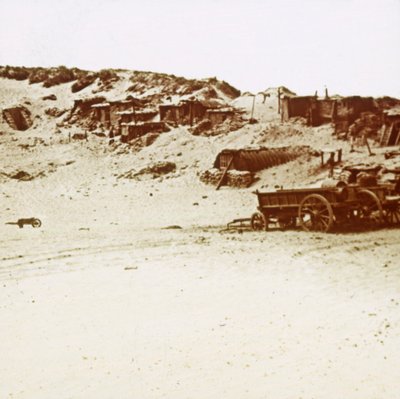 Kanton v dunách, Koksijde, Flandry, Belgie, c1914-c1918 od Unbekannt