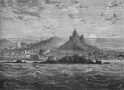 Hrad Cape Coast, c1880 od Unbekannt