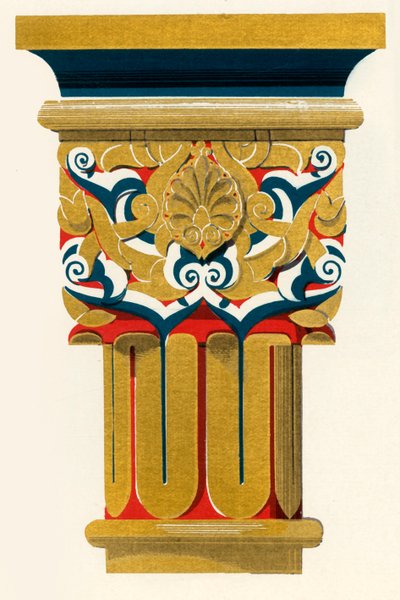 Hlavní město sloupů, Court of Fishpond, 1907. od Unbekannt