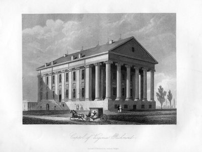 Capitol of Virginia, Richmond, USA, 1855 od Unbekannt