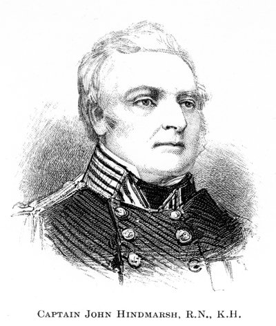 Kapitán John Hindmarsh, RN, KH, 1886 od Unbekannt