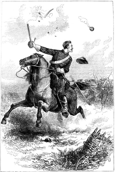 Kapitán Northrop vede útok v Knoxville, Tennessee, Americká občanská válka, 1863 c1880 od Unbekannt