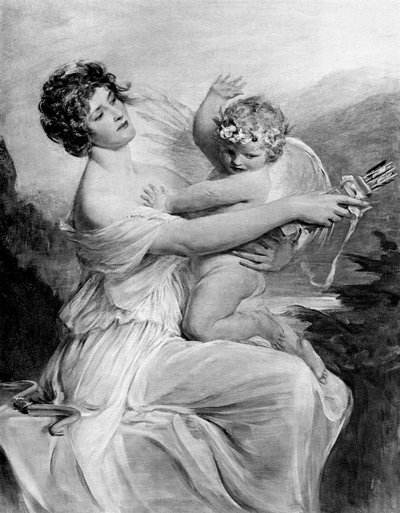V zajetí Cupid, 1899 od Unbekannt