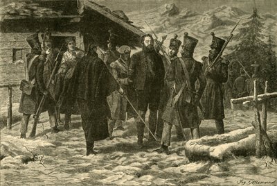 Zajetí Andrewa Hofera 1810, 1890. od Unbekannt