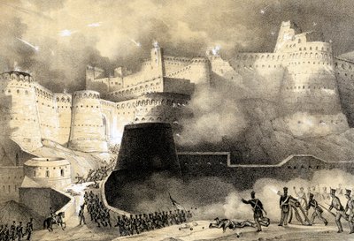 Dobytí Ghunzee britskými silami, druhá anglo-afghánská válka 1878-80, březen 1880 od Unbekannt