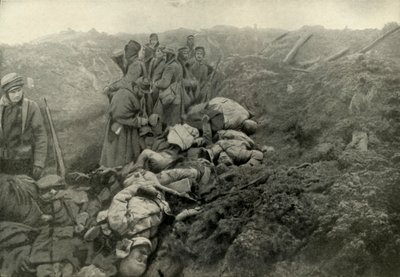 Dobyté německé zákopy v Les Eparges, 1919. od Unbekannt
