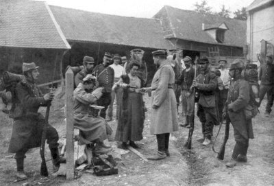 Zajatí němečtí zajatci, Francie, srpen 1914 od Unbekannt