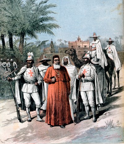 Kardinál Lavigerie, zakladatel Anti-Slavery Society, 1891 od Unbekannt
