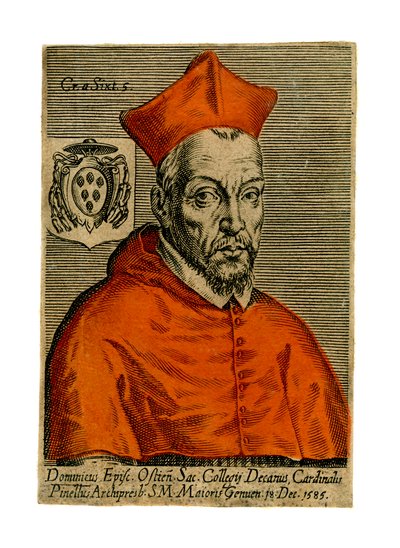 Kardinál Pinette, 1585 od Unbekannt