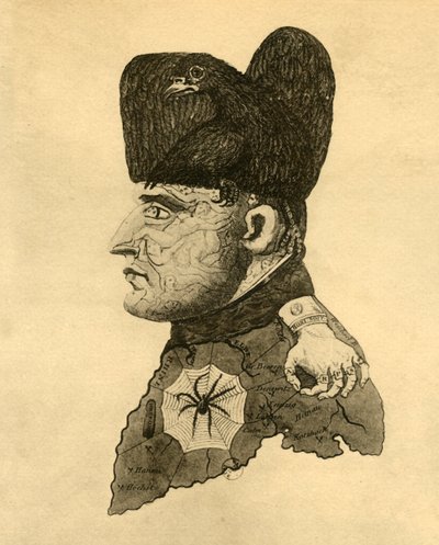 Karikatura Napoleona, c1814, 1921. od Unbekannt