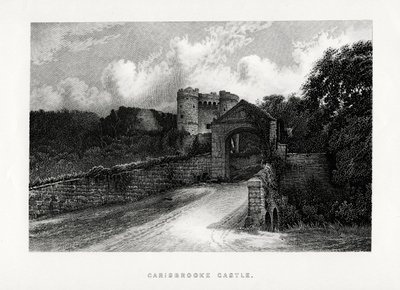 Hrad Carisbrooke, Newport, Isle of Wight, 1896 od Unbekannt