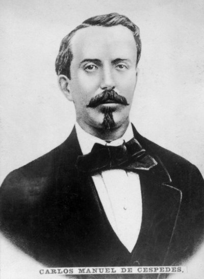 Carlos Manuel de Cespedes 1819-1874, prezident Kubánské republiky ve zbrani, c1910 od Unbekannt