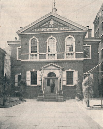 Carpenters Hall, Philadelphia, 1904 od Unbekannt