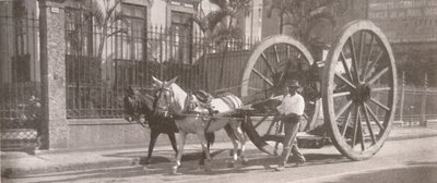 Přeprava těžkého zboží pod nápravou místo nad nápravou, 1914 od Unbekannt